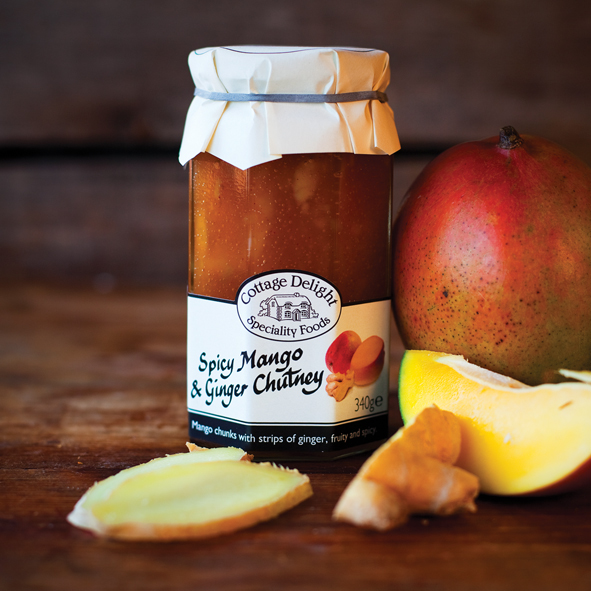 Spicy Mango and Ginger Chutney - pikant